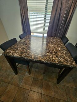 Table and chairs