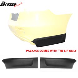 Fits 2019-2022 Nissan Maxima Rear Lower Bumper Side Splitter Corner Aprons Spat PU