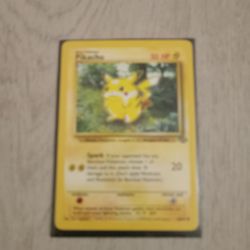 Pokemon Card Pikachu 