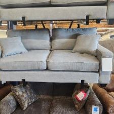 Modern small grey sofa