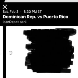 Dominican rep vs Puerto Rico