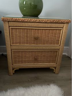 Vintage Henry Link night stands or side tables