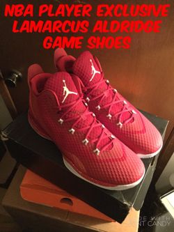 NBA Player Exclusive Lamarcus Aldridge Game Shoes Sample Promo
