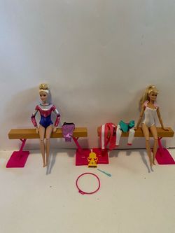 Barbie gymnastics  play set