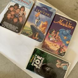 Vintage Disney VHS Tapes And Others! 15 Total!  Titantic, Dumbo, Cinderella, The Lion King