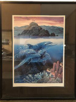 Robert Lyn Nelson “Dolphins Off Alau” Limited Edition Print