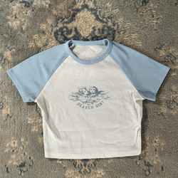 Heaven Sent Baby Tee Size S