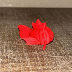 Mini 3D Printed Red Pokemon Magikarp 