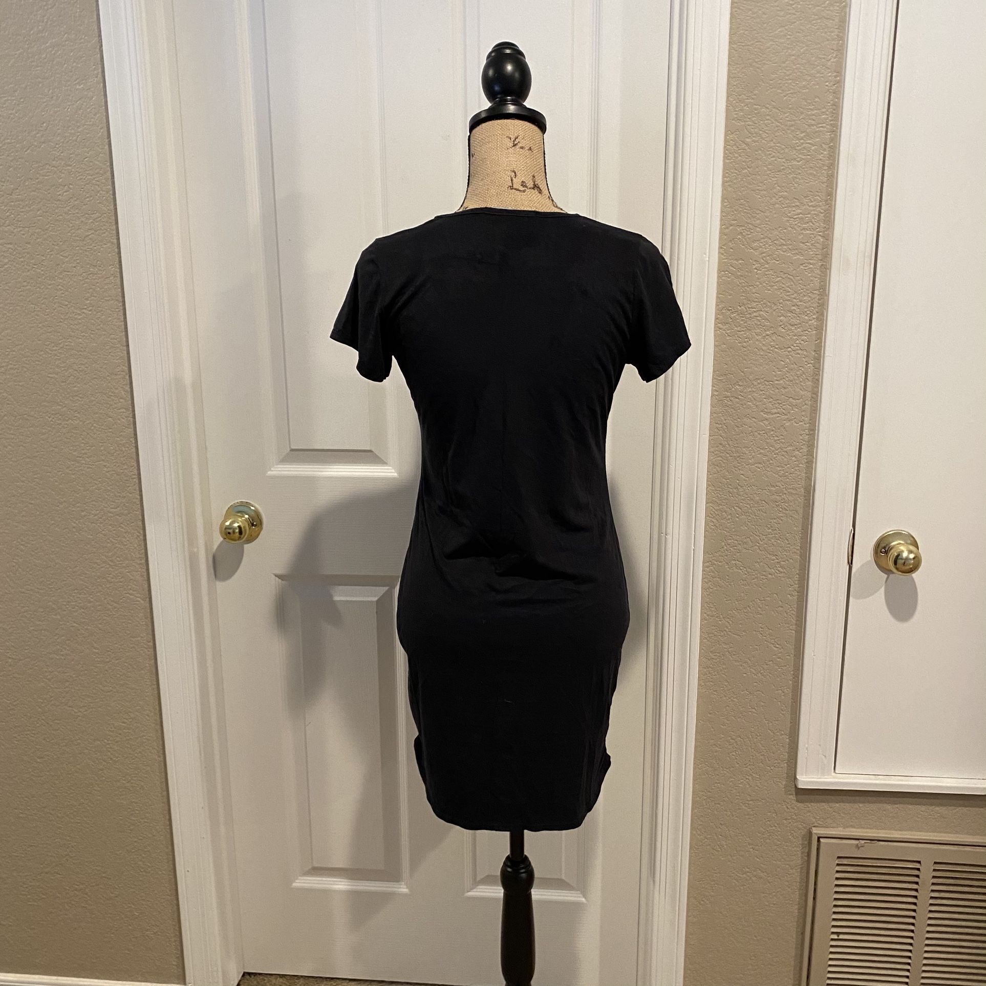 Faux Suede Dress