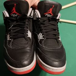 Jordan 4 Bred Reimagined Size 10.5