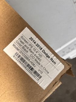 2014-2018 Dodge Ram Screen