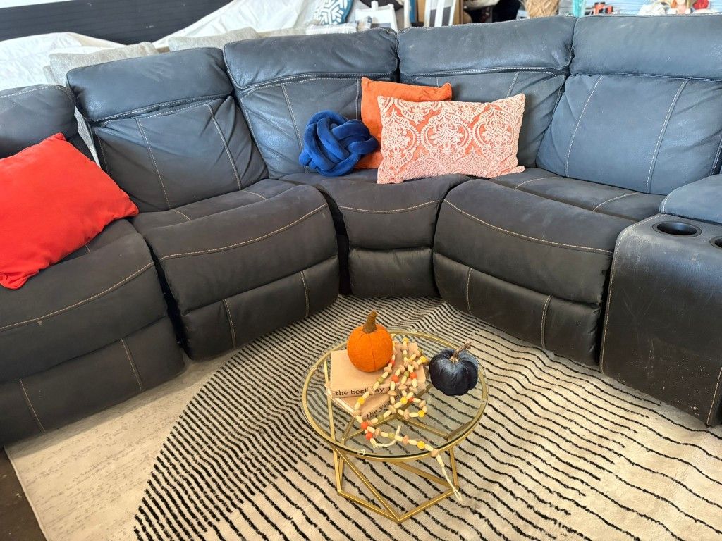 Recliner Sectional Couch 