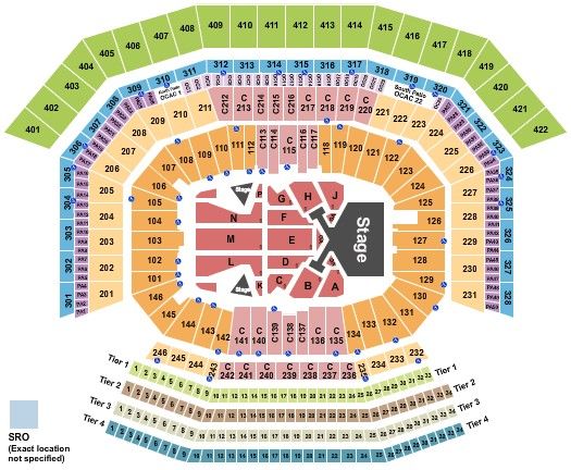 Taylor Swift Reputation Tour Seating Chart