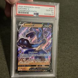 Lucario V PSA 10