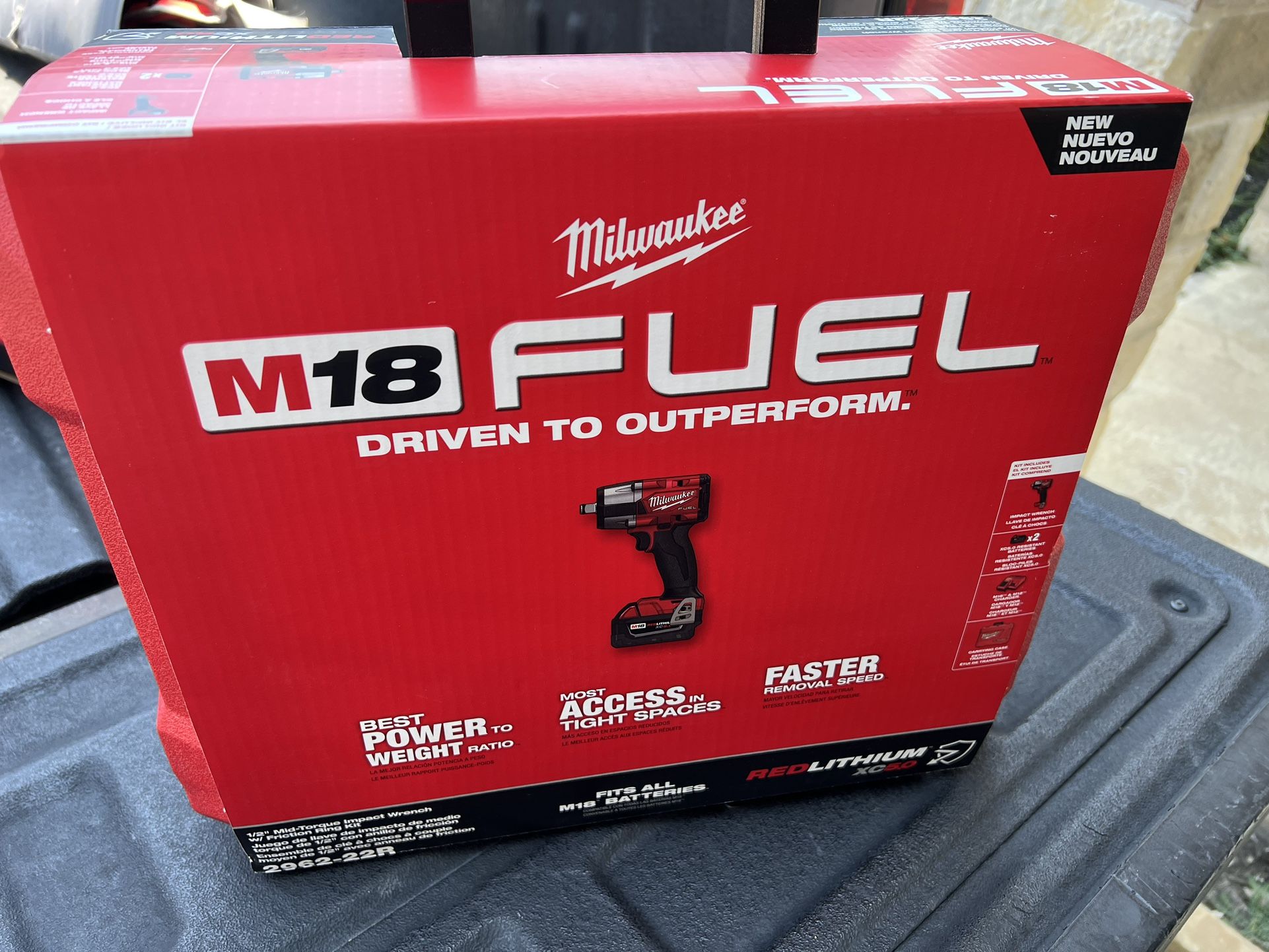 Milwaukee Fuel M18 1/2” Impact Mid Torque