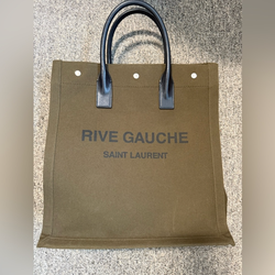 Saint Laurent Green Briefcase Bag