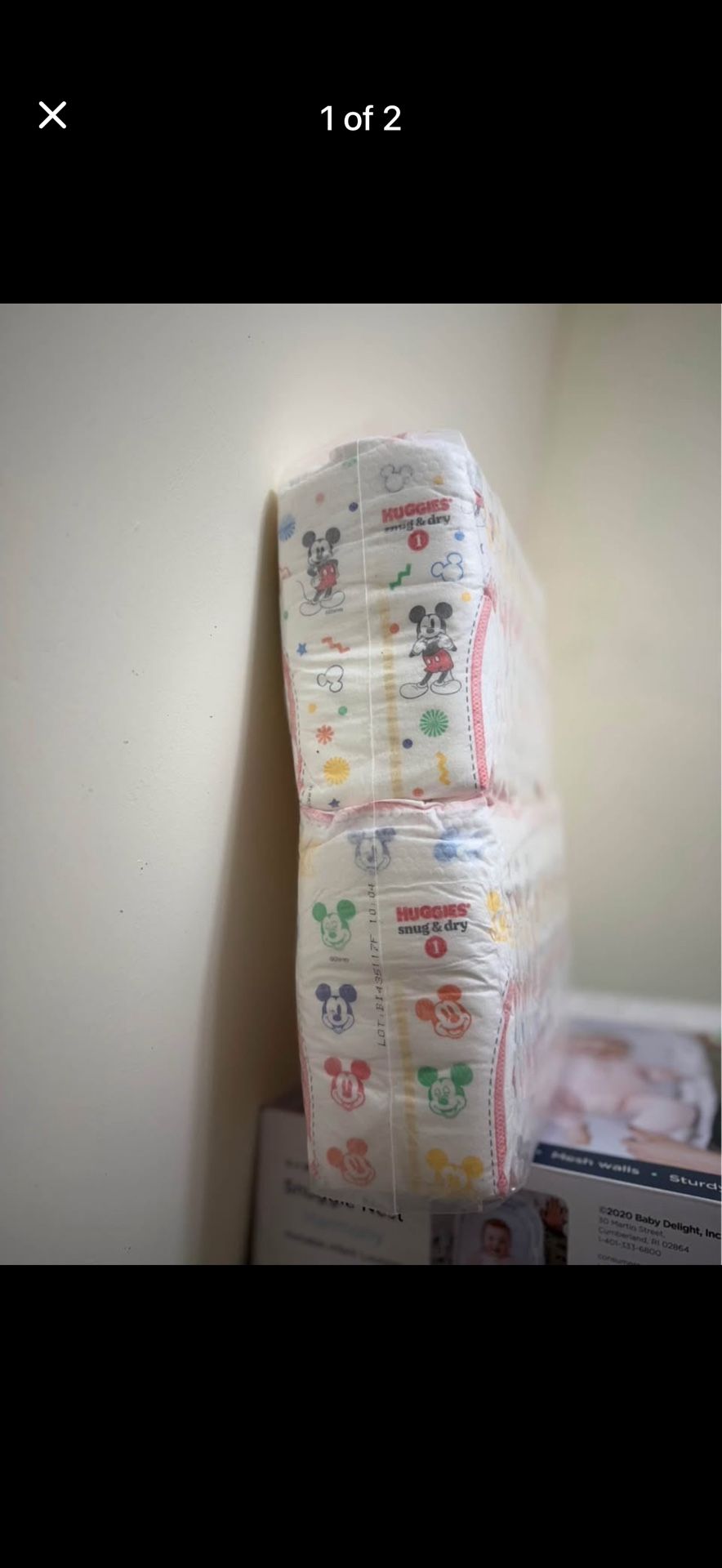 Sleeve Of Sz 1 Huggies (54 Ct)