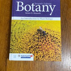 Hardcover Of Botany Textbook