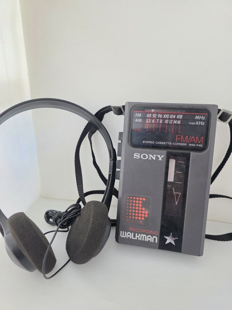 Sony Walkman WM-F46 - AM/FM/Cassette/Record For Repair