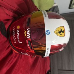 Charles Leclerc F1 Ferrari Bell helmet 