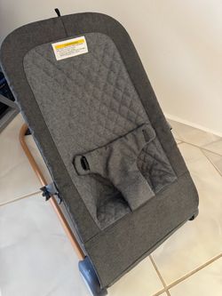 Baby Bouncer Seat Charcoal Gray
