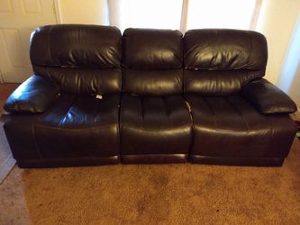 Faux Leather Electric Reclining sofa