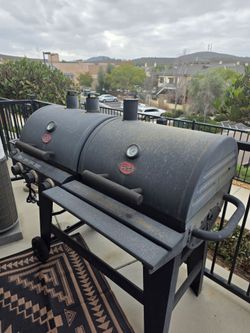 Free Dual BBQ charcoal and propane