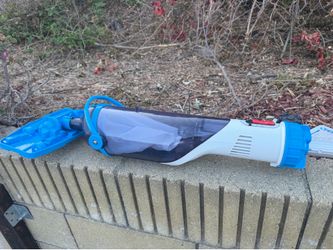 Cordless Pool Vacuum and Sewage Pump with LED Light, 20 GPM Powerful Handheld Pool Cleaner with Telescopic Pole, 60 Min Runtime Rechargeable Drainage 
