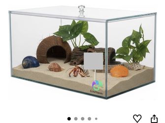 NEW 10 Gallon Glass Tank, Cage and Enclosure