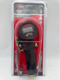 Milton S-576D Pro Digital Tire Inflator Gauge Classic Dual Headed Chuck 255 PSI