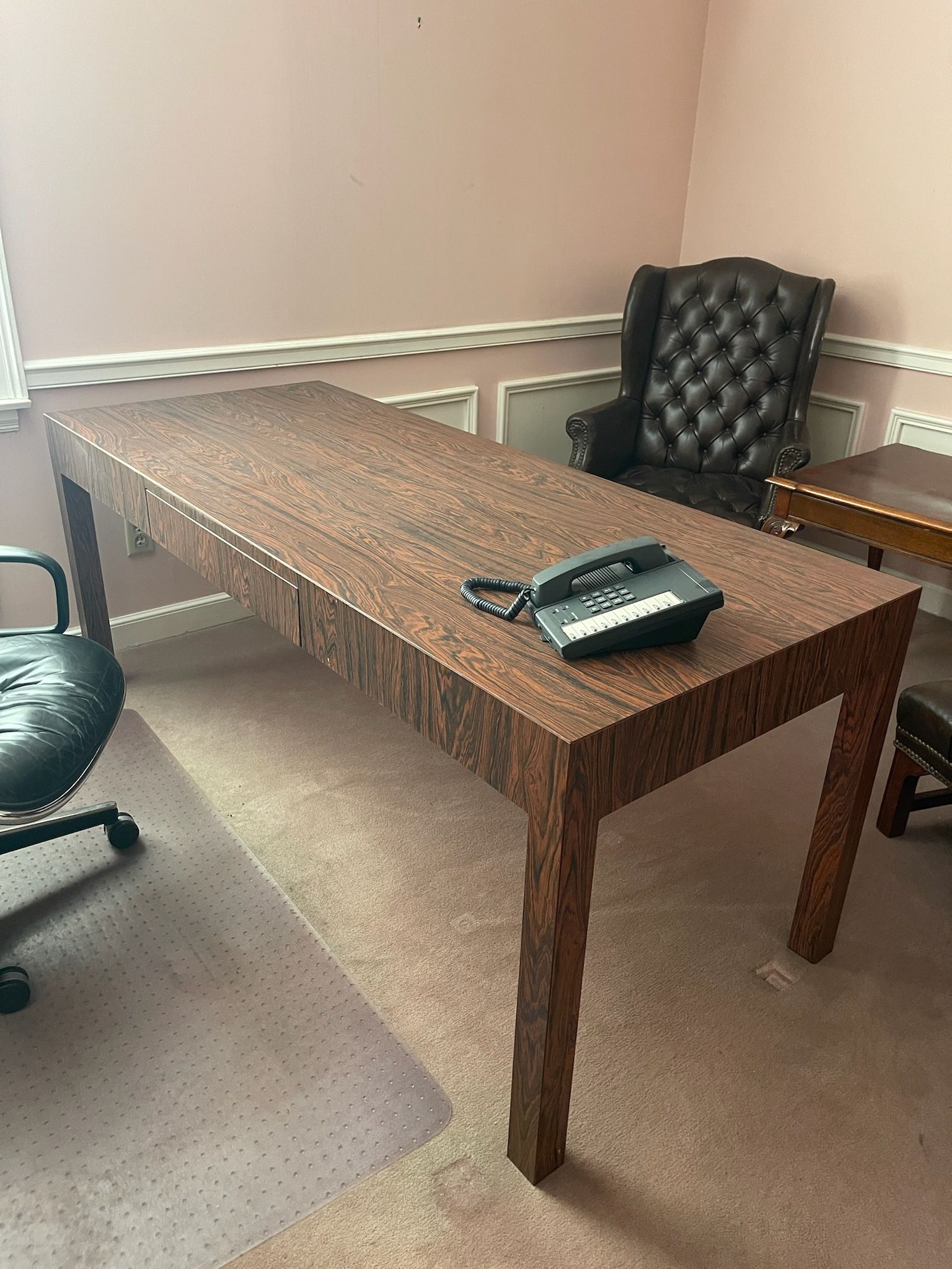Vintage Cherry Walnut Desk