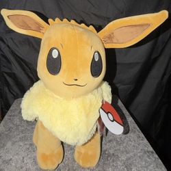 Round 1 Eevee Pokédex-Size Poké Plush - 14In.
