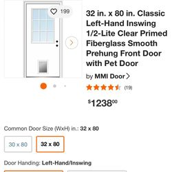 Brand New Front Or Back Door 