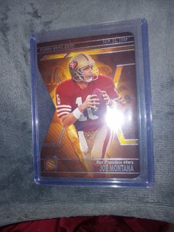 2025 panini silhouette football #7 Joe Montana Die Cut