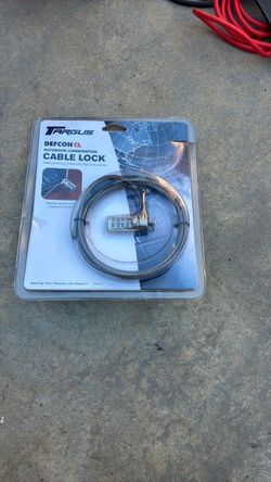 Targus Defcon CL Notebook Combination Cable Lock