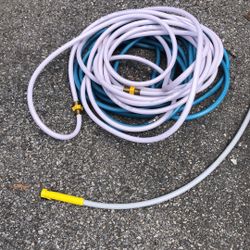 Camping Water Hose 100 Ft Total And Flushing Hose For Camper Toilet
