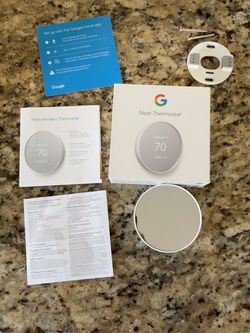 Google Nest Thermostat - Snow