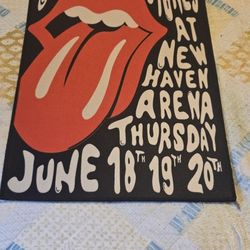 Rolling Stones New Haven Arena Concert Rug June 18-20