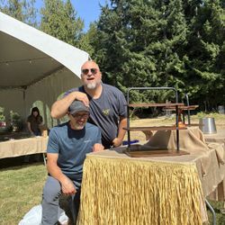 Double Layer Grass Table Skirts