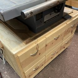 Delta/Rockwell 34-410 Table Saw With Extras