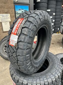 Rugged terrain tires in store LT285/70R18 LR E