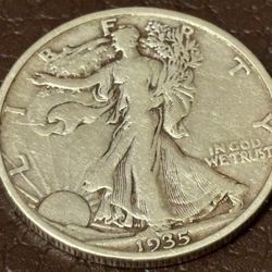 1935 Liberty Half Dollar – 90% Silver