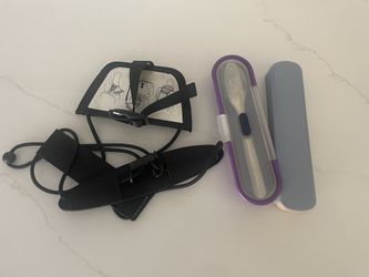 Travel Bundle of 3 Items: 2 Travel Cutlery sets in a case and 1 travel on bag strap 