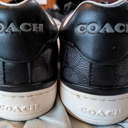 COACH
Women's High Line Signature Logo Coated Canvas Sneakers