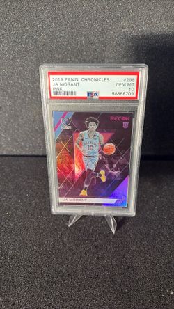 2019 Panini Chronicles, Ja Morant, Pink Psa 10