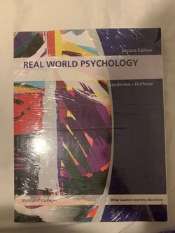 Real world Psychology ISBN 978-1–11-953130-2