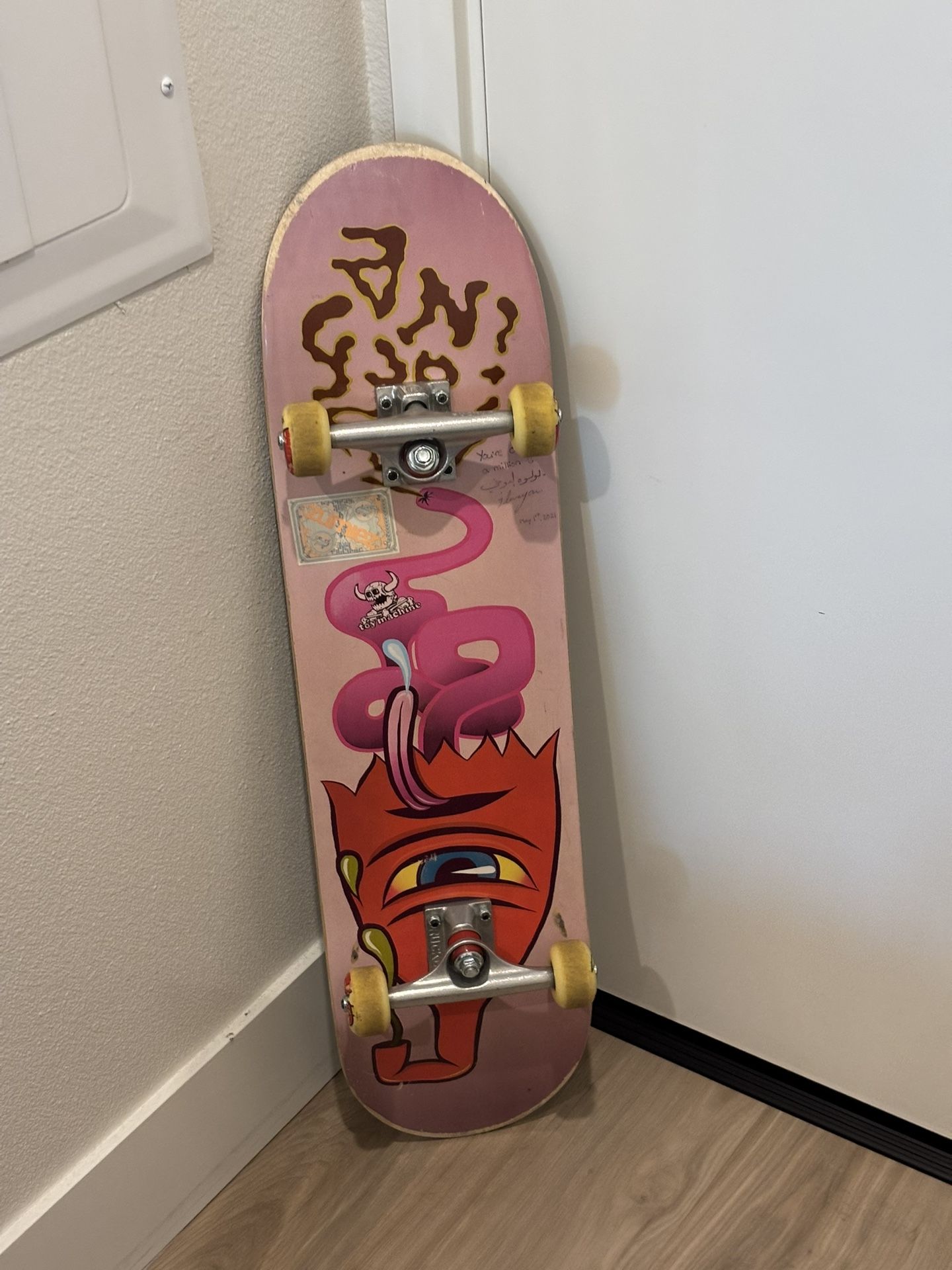 Pink Skateboard