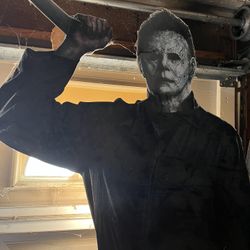 2018 michael myers standee / cardboard cutout straight from the movie theater