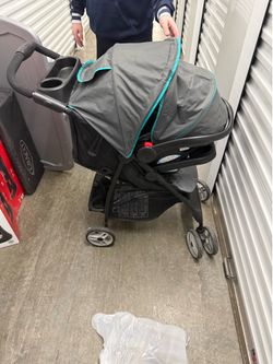 Graco Snugride 30 click connect - teal and gray
