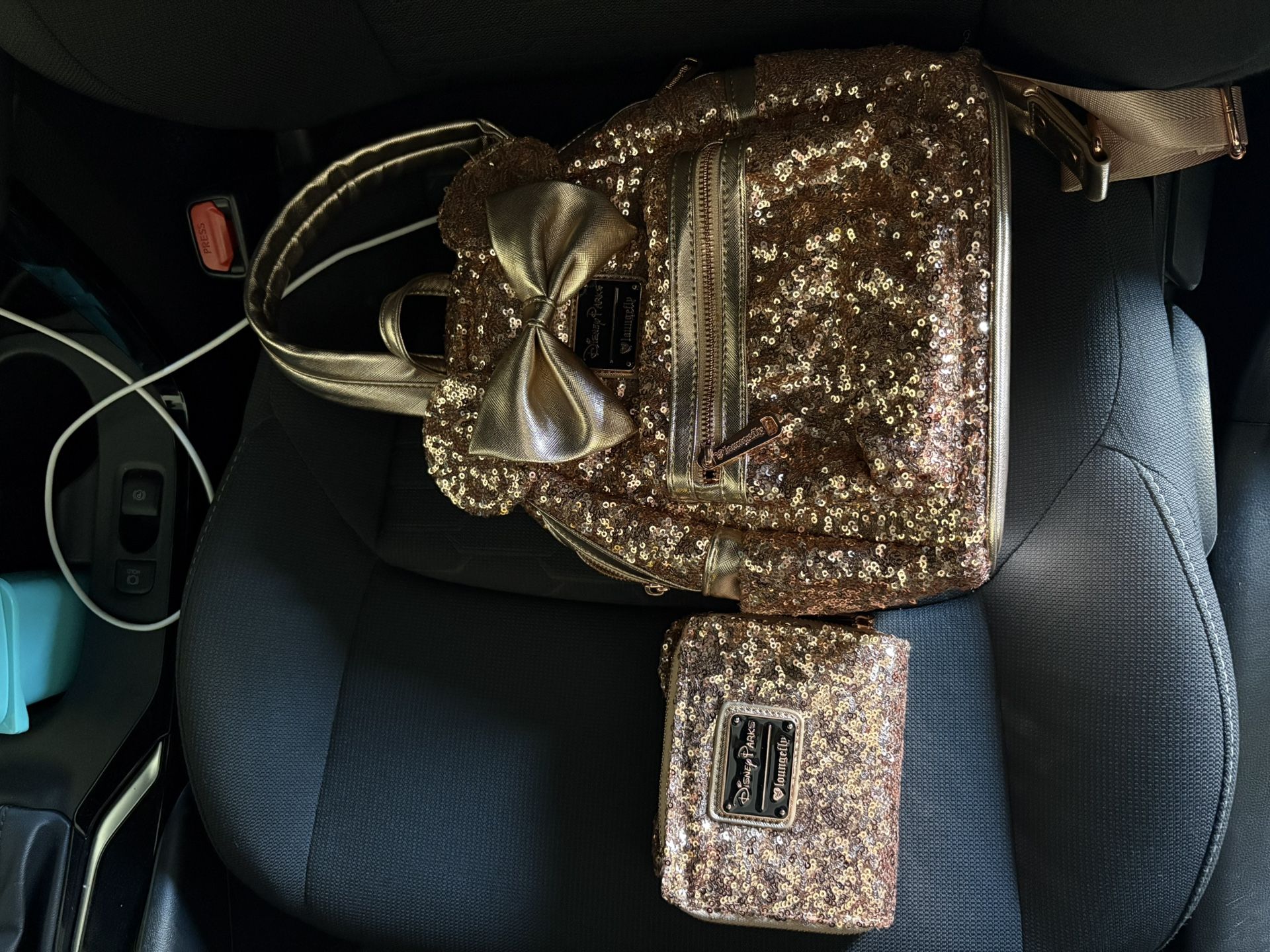 Minnie Mouse Disney Backpack With Wallet 